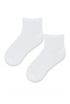 Ponožky Noviti SB118 Jacquard Leaf 35-42 bílá 39-42