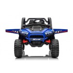 Mamido Elektrické autíčko Buggy UTV KCK 4x4 modré 24V | 800W | 50 kg | EVA | LED | 2,4Ghz | ECO kůže