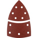 Kwb 496108 brusný papír pro delta brusky Zrnitost 80 (d x š) 62, 93 mm, mm x 100 mm 5 ks