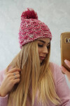 Fleecová čepice Fiona K275 fuchsiová + pudrově růžová UNI