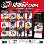 JF Turner Kalendář Carolina Hurricanes 2023 Wall Calendar