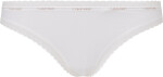 Dámská tanga Thong Bottoms Up 000QD3763E 100 bílá Calvin Klein