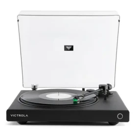 Victrola VPT-1520-BLK-INT Wave černá / Gramofon / 2 rychlostní / RCA / Auracast / předzesilovač (100002200210)