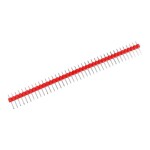 DuPont rovná kolíková liště - 40Pin, samec červená