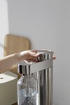 Stelton Náhradní lahev k výrobníku perlivé vody Brus Stelton Steel 1,15 l, stříbrná barva, čirá barva, kov, plast