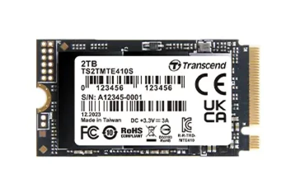 Transcend MTE410S 2TB / M.2 2242 Gen 4 / RW: 5000/4300 MBps / IOPS: 570K/700K / MTBF 2.0mh / 5y (TS2TMTE410S)