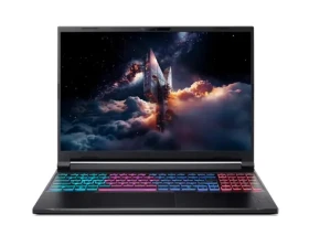 Acer Nitro V 16S černá / Notebook / 16" WQXGA 180Hz / Intel Core 7 240H / 16GB DDR5 / 1TB SSD / RTX 5070 8GB / W11H (NH.QXDEG.001)