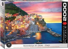 EUROGRAPHICS Puzzle Manarola za soumraku, Itálie
