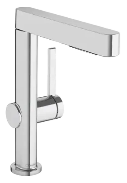 Hansgrohe Finoris - Umyvadlová baterie | s výpustí Push-Open a výsuvnou sprškou | EcoSmart | chrom (76063000)