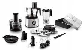 Philips HR 7778 / Kuchyňský robot / 1300W / 3.4l / 12 rychlostí / Pulzní režim / Stříbrná (HR7778/00)