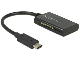 DeLock USB 3.1 Gen 1 čtečka karet USB Type-C samec / 4 sloty (91740-DE)