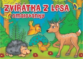 Omalovánky - Zvířátka v lese