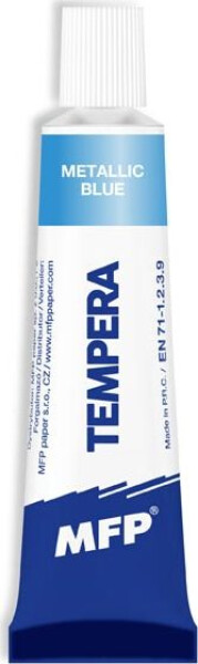 Temperové barvy 12ml METAL modrá