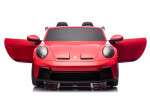 Mamido Elektrické autíčko Porsche 911 GT3 XXL + MP4 | 24V14Ah | 4x200W | Pro 2 děti | červené