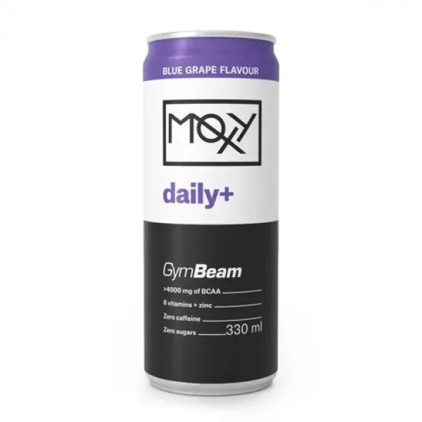 MOXY daily+ 330 ml - GymBeam (modré hrozny, 330 ml) (33457-5-bluegrape-330ml)