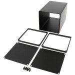 Hammond Electronics 1455NS1601BK univerzální pouzdro 160 x 103 x 103 hliník extrudovaný černá 1 ks