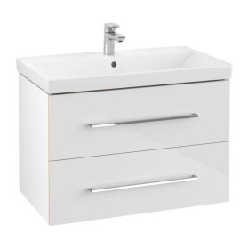 VILLEROY & BOCH - Avento Umyvadlová skříňka, 78x51x45 cm, 2 zásuvky, Crystal White A89100B4