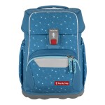 Školní aktovka pro prvňáčky – 4 dílný set, Step by Step BASIS Blue Hearts, AGR