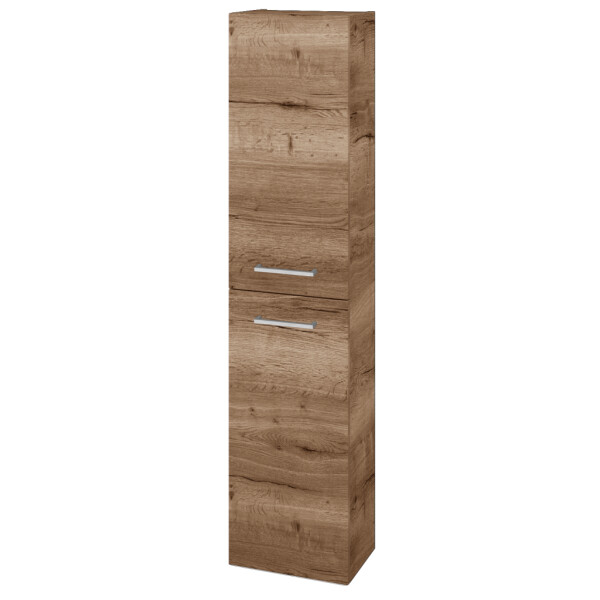Dřevojas - Vysoká skříň DOOR SV1D2 35 - D21 Tobacco / Úchytka T04 / D21 Tobacco / Levé 341640E