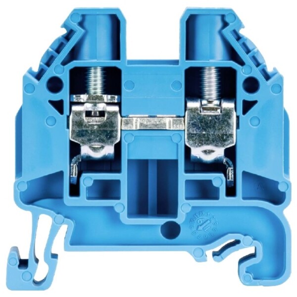 Weidmüller Z-series, Feed-through terminal, Rated cross-section: 2,5 mm², Tension clamp connection, Wemid, Dark Beige, ZDU 2.5 1608510000-100 100 ks