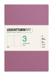Zápisník Jottbook pur A5, 80l, čistý, Dusty Rose, 3ks
