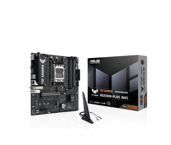 ASUS MB Sc AM5 TUF GAMING A620AM-PLUS WIFI, 4xDDR5, 2xDP, 1xHDMI, mATX EDF_1887796