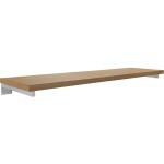 CERANO Deska pod umyvadlo Navira Pro + 2 skryté konzole - dub medový - 120x46x3,6 cm