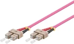 MicroConnect Optical Fibre Cable SC/SC Multimode duplex OM4 2m fialová (FIB222002-4)
