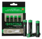 PATONA AAA/LR03 / Nabíjecí baterie / Li-Pol / 500 mAh / 1,5V / USB-C / 4 ks (PT1409)