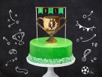 PartyDeco zapichovací dekorace na dort Fotbal