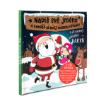 Modrá Personifikovaná vánoční knížka bez jména (pro holku) - Albi