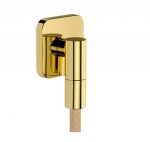 HANSGROHE - FixFit Fine Q Nástěnné kolínko, leštěný vzhled zlata 28884990