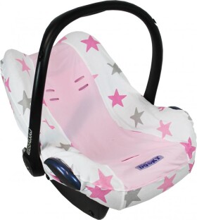 Dooky Potah na autosedačku Seat Cover 0+ - Pink Stars/ D