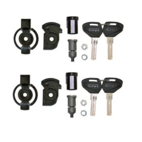 Sl102 bezpečnostní zámek se stejnými klíči včetně pouzdra a západky pro kufry Givi - sada 2 ks