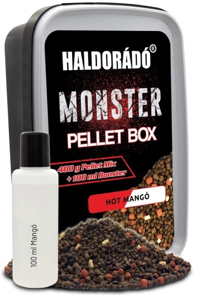 Haldorádó Pelety Monster Pellet Box 2mm 400g - Hot Mango,Haldorádó Pelety Monster Pellet Box 2mm 400g - Hot Mango