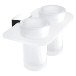 Nimco Kibo chrom dvojitý držák sklenek Ki X3-58DW-26 Ki X3-58DW-26