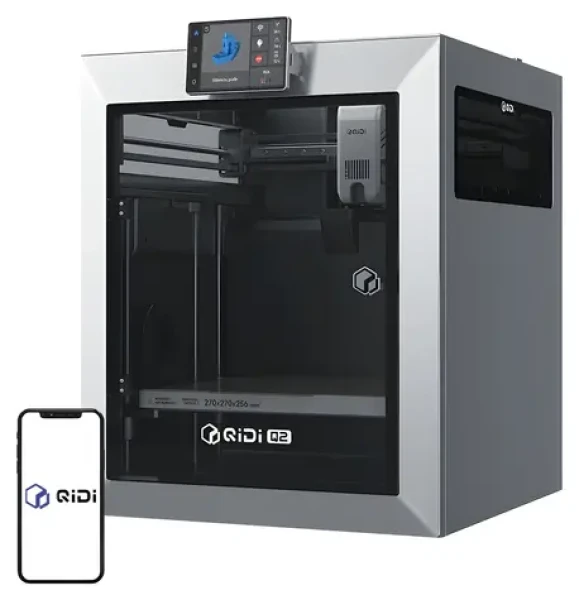 QiDi Q2 / 3D tiskárna / FDM / CoreXY / 270×270×256 mm / rychlost 600 mm/s / Wi-Fi (Q2printer)