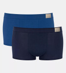 Pánské boxerky GO Natural Hipster C2P - BLUE - modré M008 - SLOGGI BLUE M