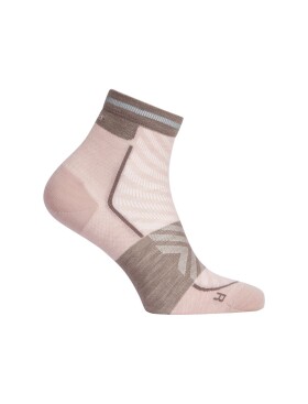 ICEBREAKER Wmns Mer Run+ Ultralight Mini, Pink Quartz/Porcini velikost: 41-43 (L)