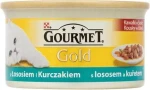 Gourmet Gold kousky ve štávě losos & kuře 85 g