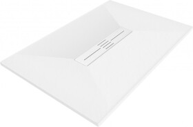 MEXEN/S - Toro obdélníková sprchová vanička SMC 110 x 70, bílá, mřížka bílá 43107011-W