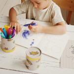 Konges Sløjd Sada barevných fixů Lemon – 16 ks, multi barva, plast, papír