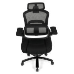 Kancelářská židle, houpací mechanismus, černá látka, KA-N1313 BK