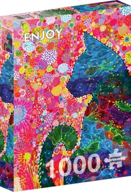 ENJOY Puzzle Přemýšlivá kočka