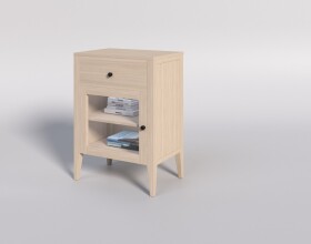 ARTEN (NANO Systems s.r.o.) Buková komoda TALO-KT7 (Bezbarvý lak)