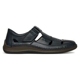 Polobotky Rieker 05291-14 Přírodní kůže (useň) - Lícová