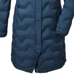 Dámská zimní bunda Killtec KOW 9 prošívaná bunda s kapucí dlouhá nepromokavá modrá (41806/744) 46