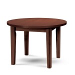 STIMA Jídelní stůl FIT 95 - podnož bílá/černá ROZMĚR: pr. 95 cm - pevný 53239_PR
