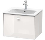 DURAVIT - Brioso Umyvadlová skříňka 44x62x48 cm, 1 zásuvka, lesklá bílá BR400102222
