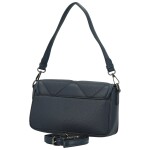 Módní dámská koženková kabelka na rameno Vanya, tmavě modrá